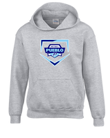 Pueblo Athletic Booster Softball Plate - Youth Hoodie