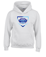 Pueblo Athletic Booster Softball Plate - Youth Hoodie