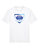 Pueblo Athletic Booster Softball Plate - Youth Performance Shirt