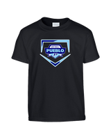 Pueblo Athletic Booster Softball Plate - Youth Shirt