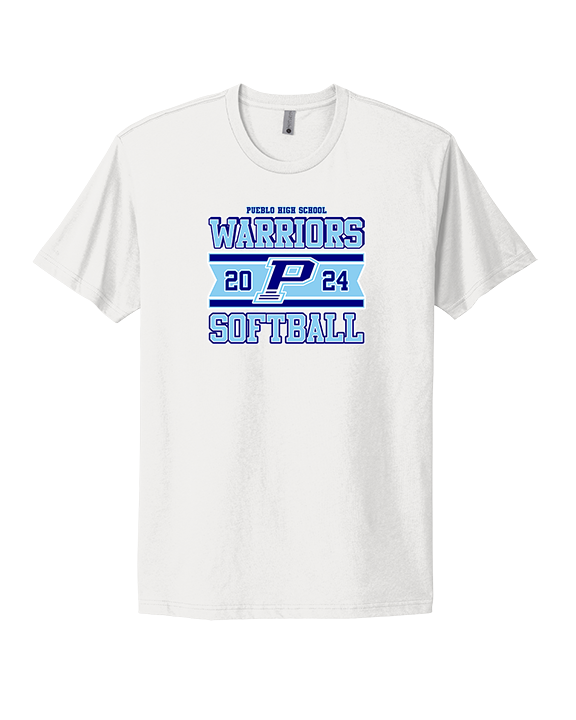 Pueblo Athletic Booster Softball Stamp - Mens Select Cotton T-Shirt