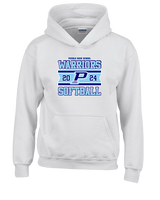 Pueblo Athletic Booster Softball Stamp - Youth Hoodie