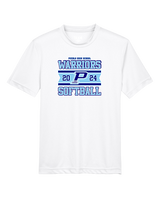 Pueblo Athletic Booster Softball Stamp - Youth Performance Shirt