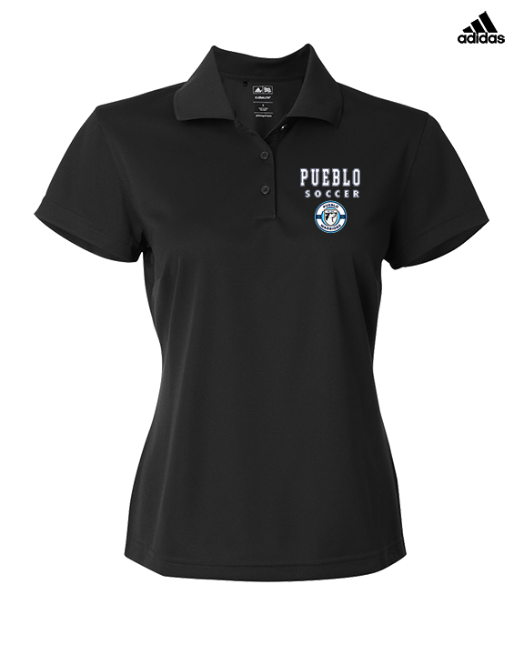 Pueblo Boys Soccer Block - Adidas Womens Polo