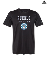 Pueblo Boys Soccer Block - Mens Adidas Performance Shirt