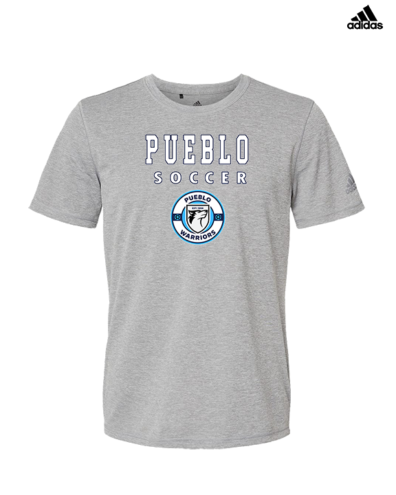 Pueblo Boys Soccer Block - Mens Adidas Performance Shirt