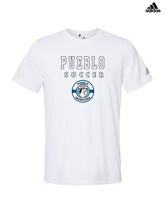 Pueblo Boys Soccer Block - Mens Adidas Performance Shirt