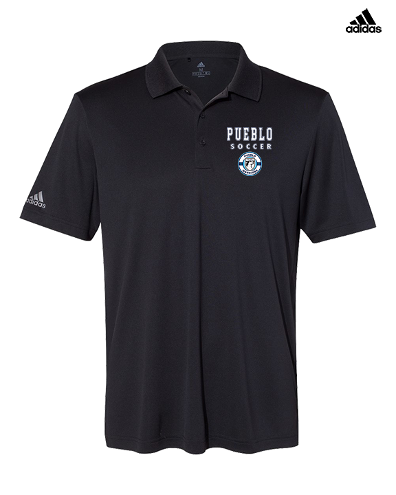 Pueblo Boys Soccer Block - Mens Adidas Polo