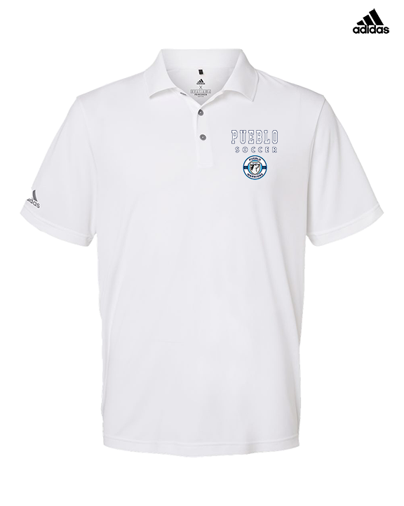 Pueblo Boys Soccer Block - Mens Adidas Polo