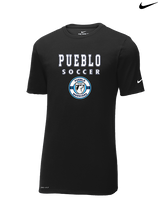 Pueblo Boys Soccer Block - Mens Nike Cotton Poly Tee