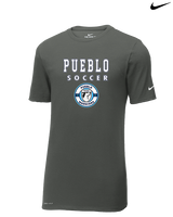 Pueblo Boys Soccer Block - Mens Nike Cotton Poly Tee