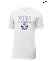 Pueblo Boys Soccer Block - Mens Nike Cotton Poly Tee