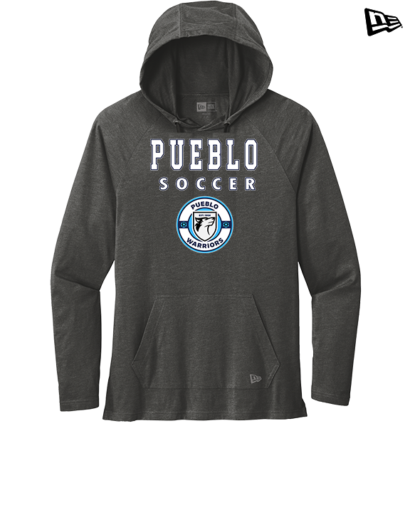 Pueblo Boys Soccer Block - New Era Tri-Blend Hoodie