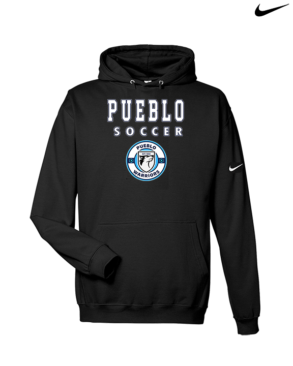 Pueblo Boys Soccer Block - Nike Club Fleece Hoodie