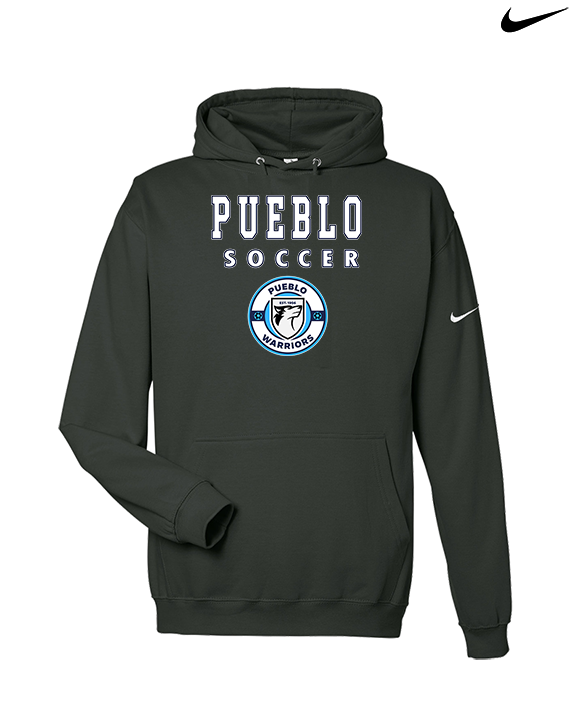 Pueblo Boys Soccer Block - Nike Club Fleece Hoodie