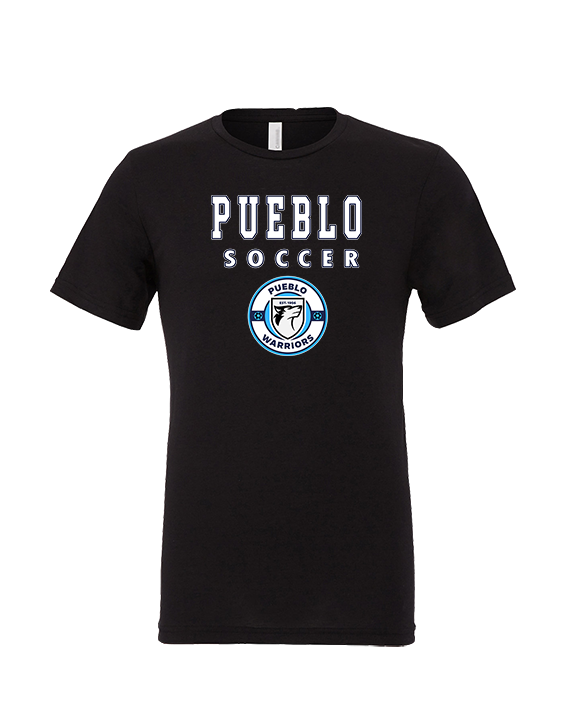 Pueblo Boys Soccer Block - Tri-Blend Shirt