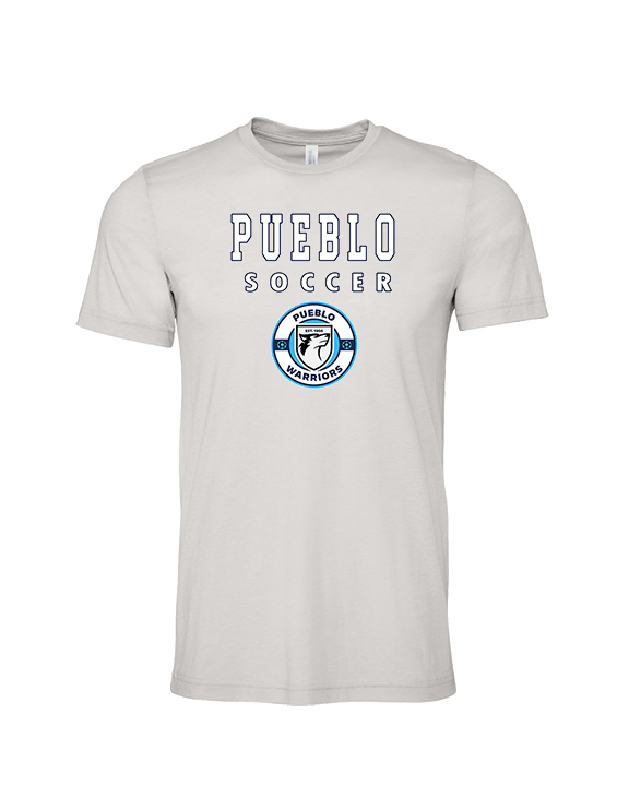 Pueblo Boys Soccer Block - Tri-Blend Shirt