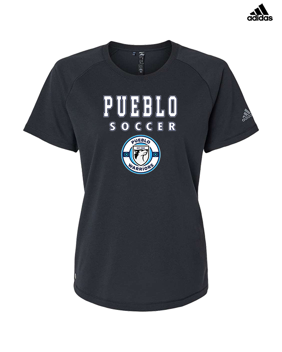 Pueblo Boys Soccer Block - Womens Adidas Performance Shirt