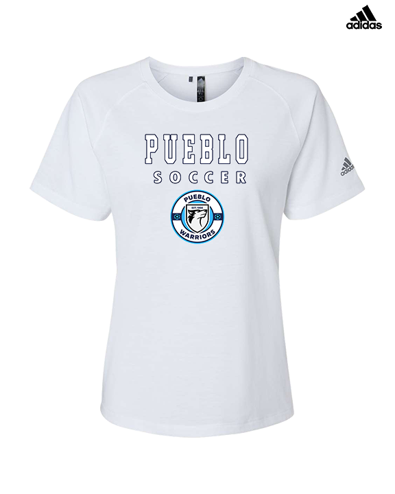 Pueblo Boys Soccer Block - Womens Adidas Performance Shirt