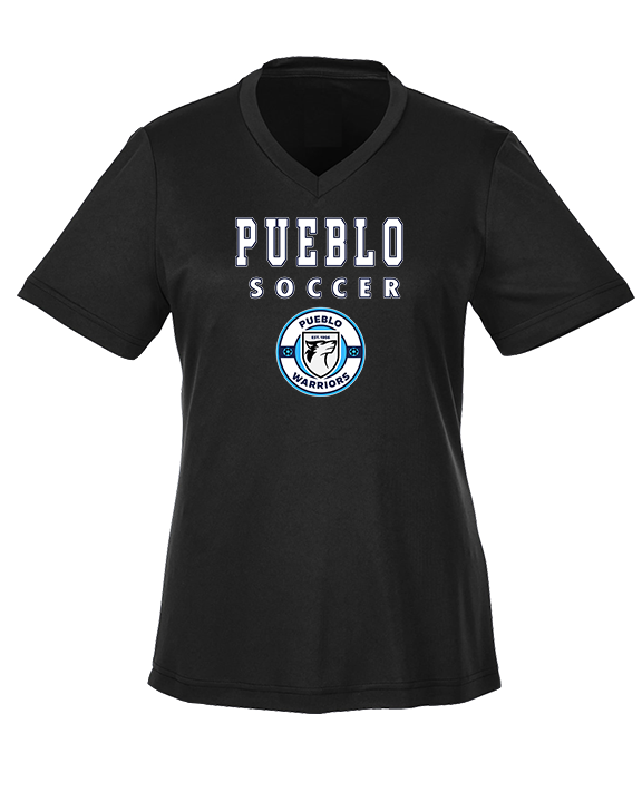 Pueblo Boys Soccer Block - Womens Performance Shirt