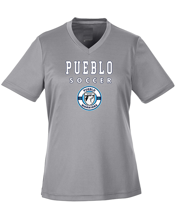 Pueblo Boys Soccer Block - Womens Performance Shirt