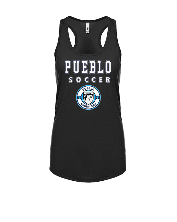 Pueblo Boys Soccer Block - Womens Tank Top