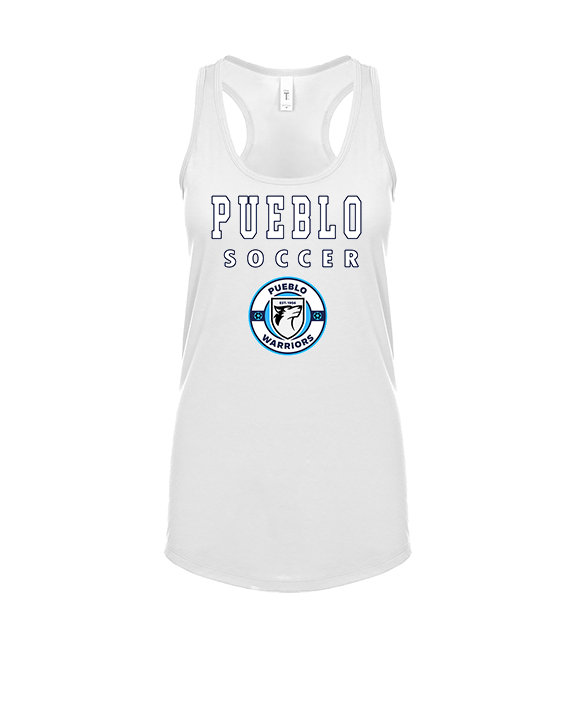 Pueblo Boys Soccer Block - Womens Tank Top