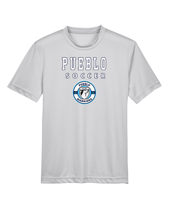 Pueblo Boys Soccer Block - Youth Performance Shirt