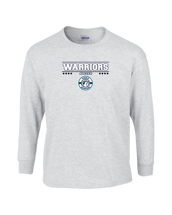 Pueblo Boys Soccer Border - Cotton Longsleeve