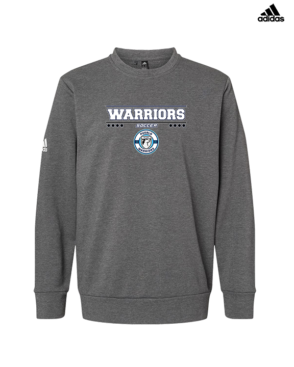 Pueblo Boys Soccer Border - Mens Adidas Crewneck