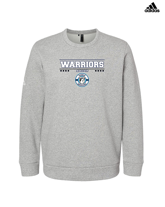 Pueblo Boys Soccer Border - Mens Adidas Crewneck