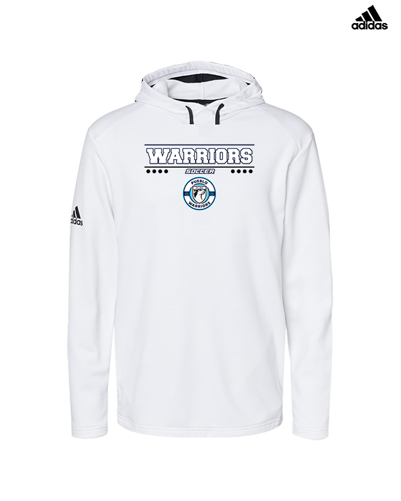 Pueblo Boys Soccer Border - Mens Adidas Hoodie