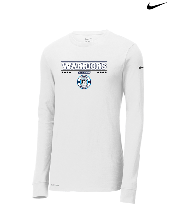 Pueblo Boys Soccer Border - Mens Nike Longsleeve