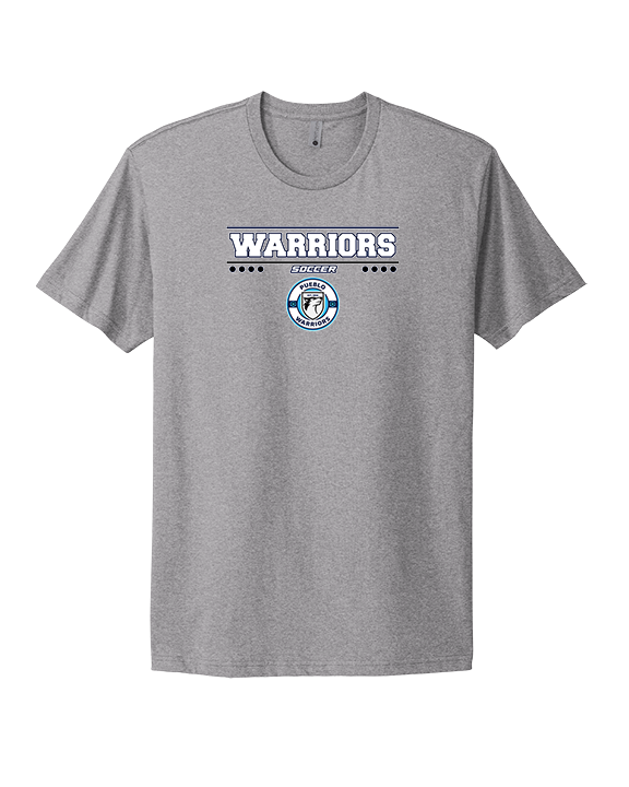 Pueblo Boys Soccer Border - Mens Select Cotton T-Shirt