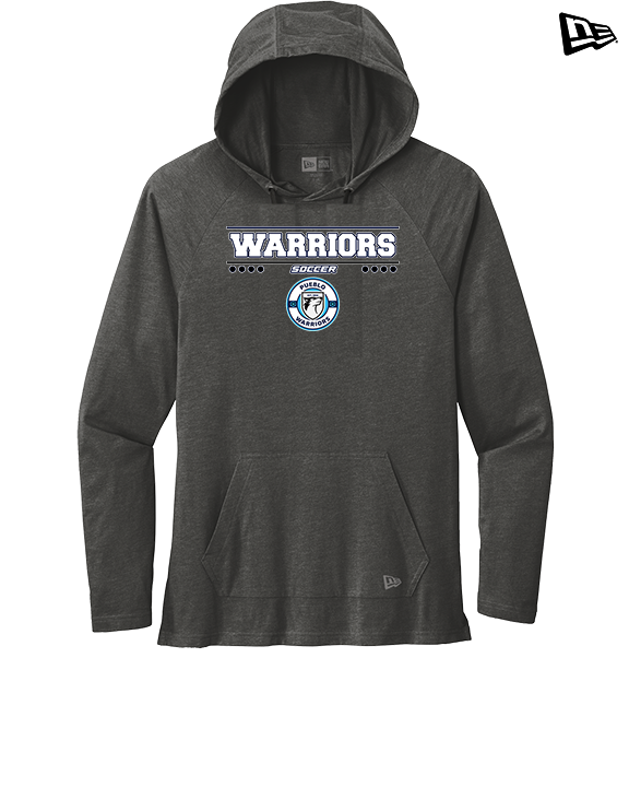 Pueblo Boys Soccer Border - New Era Tri-Blend Hoodie