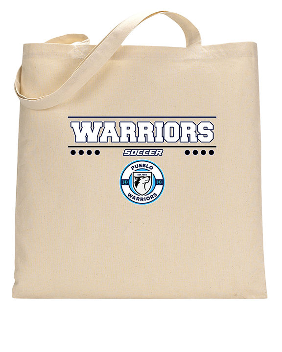 Pueblo Boys Soccer Border - Tote