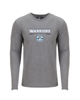 Pueblo Boys Soccer Border - Tri-Blend Long Sleeve