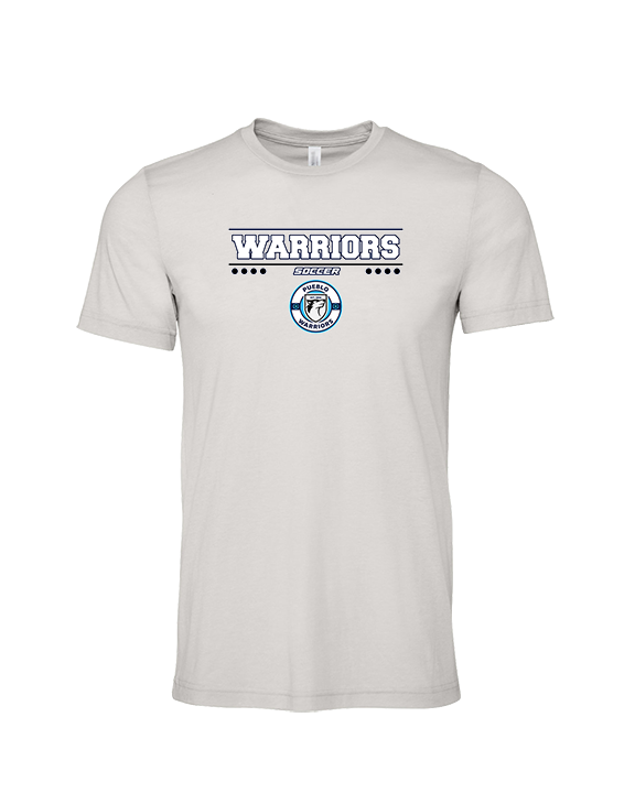 Pueblo Boys Soccer Border - Tri-Blend Shirt