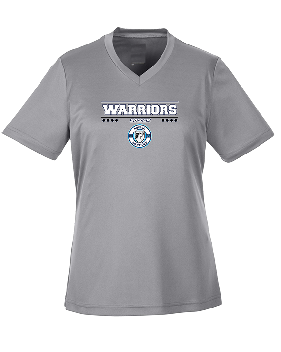 Pueblo Boys Soccer Border - Womens Performance Shirt