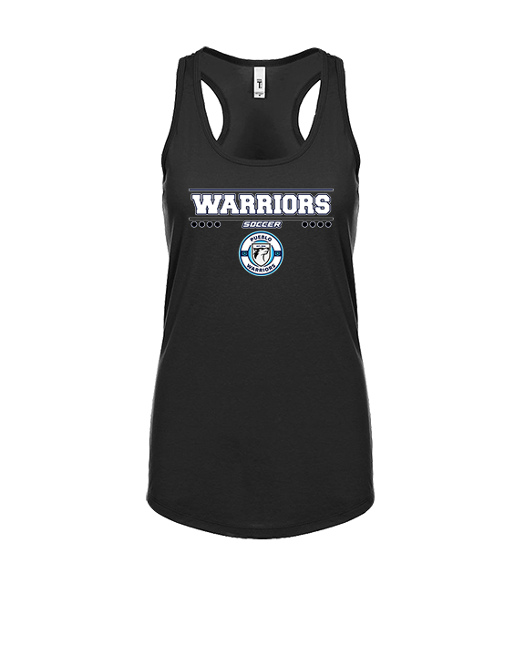 Pueblo Boys Soccer Border - Womens Tank Top