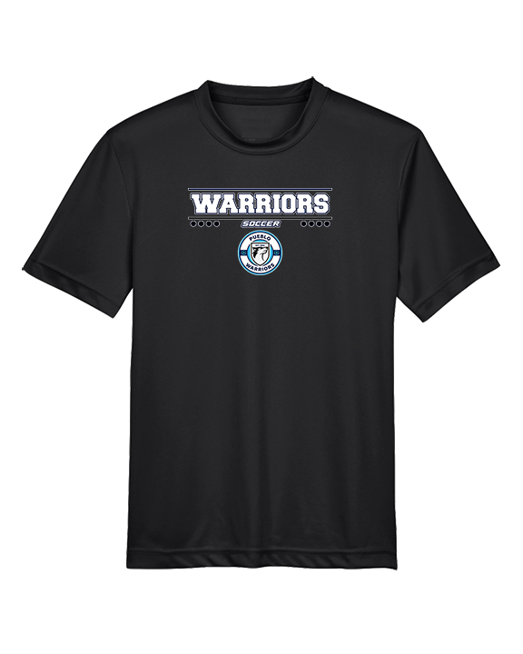 Pueblo Boys Soccer Border - Youth Performance Shirt