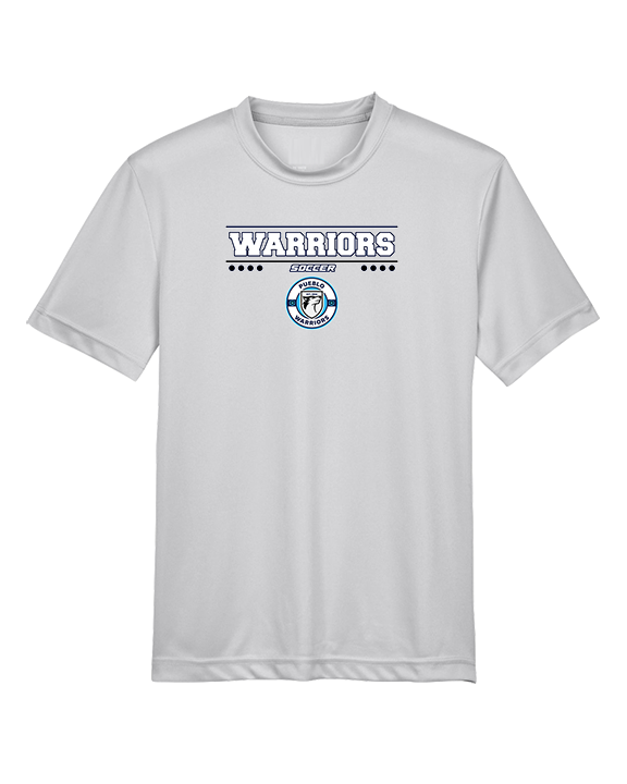 Pueblo Boys Soccer Border - Youth Performance Shirt