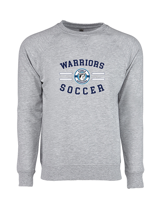 Pueblo Boys Soccer Curve - Crewneck Sweatshirt