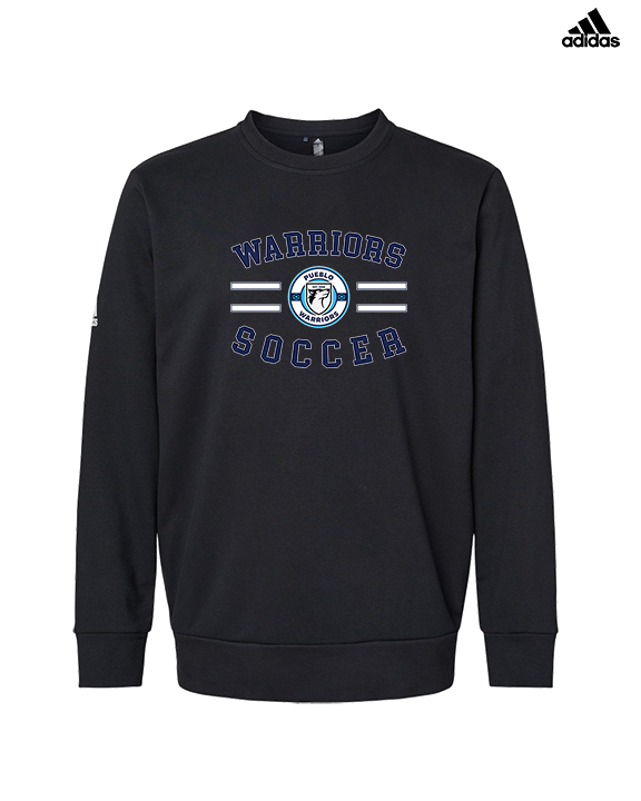 Pueblo Boys Soccer Curve - Mens Adidas Crewneck