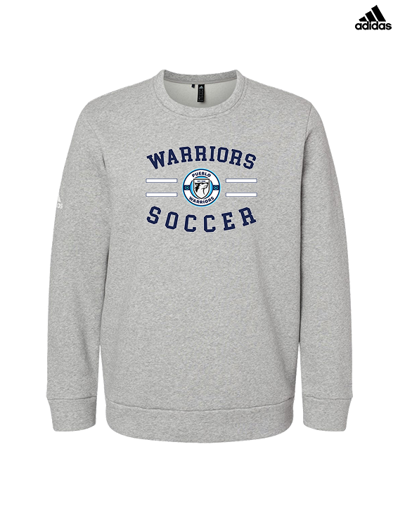 Pueblo Boys Soccer Curve - Mens Adidas Crewneck