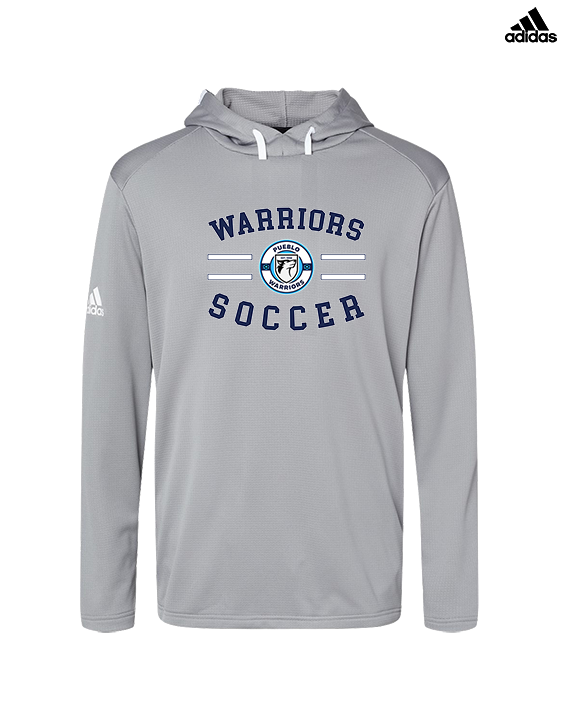 Pueblo Boys Soccer Curve - Mens Adidas Hoodie