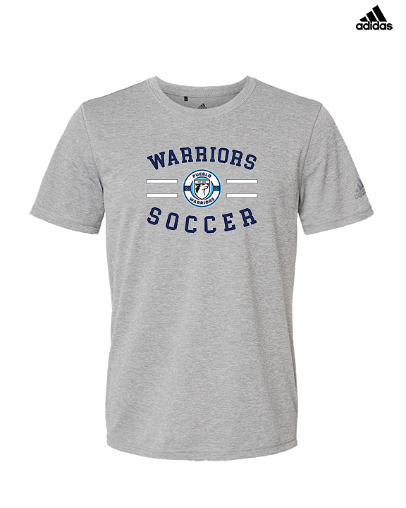 Pueblo Boys Soccer Curve - Mens Adidas Performance Shirt