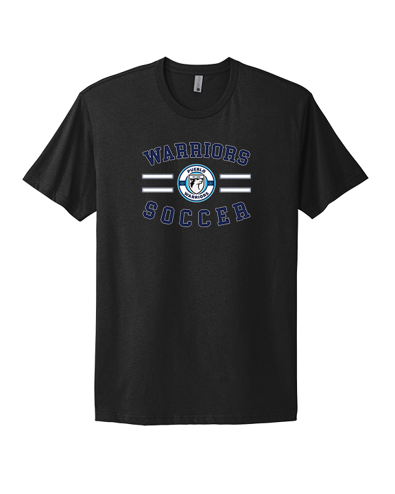 Pueblo Boys Soccer Curve - Mens Select Cotton T-Shirt