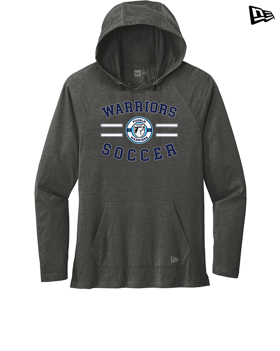 Pueblo Boys Soccer Curve - New Era Tri-Blend Hoodie