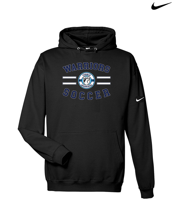 Pueblo Boys Soccer Curve - Nike Club Fleece Hoodie